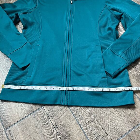 Cutter‎ & Buck WeatherTec Full Zip Teal Jacket Women's Size Medium - Picture 4 of 5
